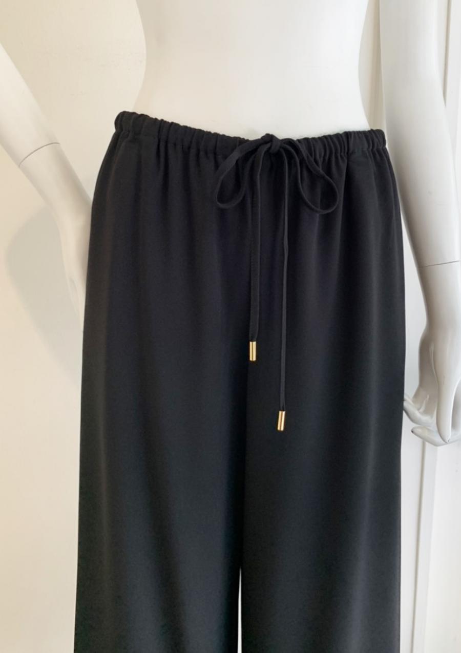 ドロストジョーゼットワイドパンツ