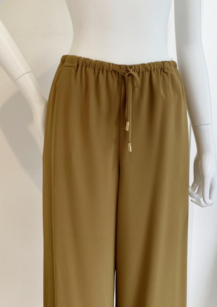 ドロストジョーゼットワイドパンツ