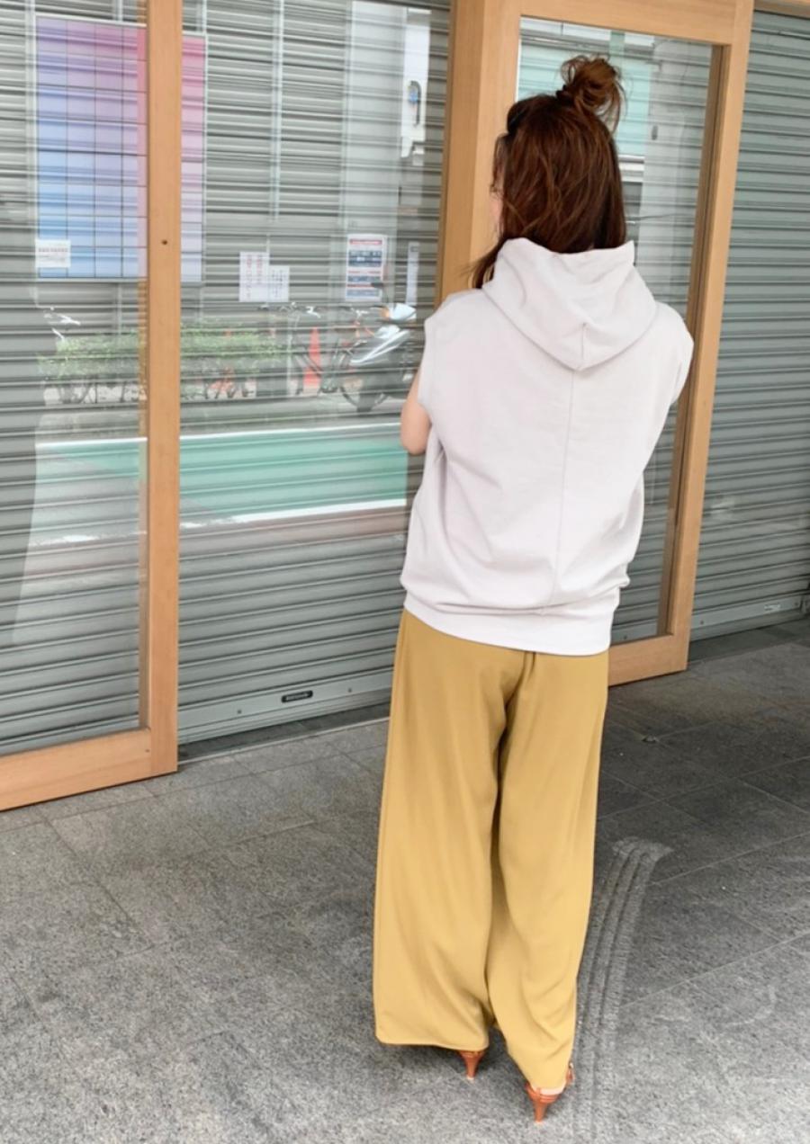 ドロストジョーゼットワイドパンツ
