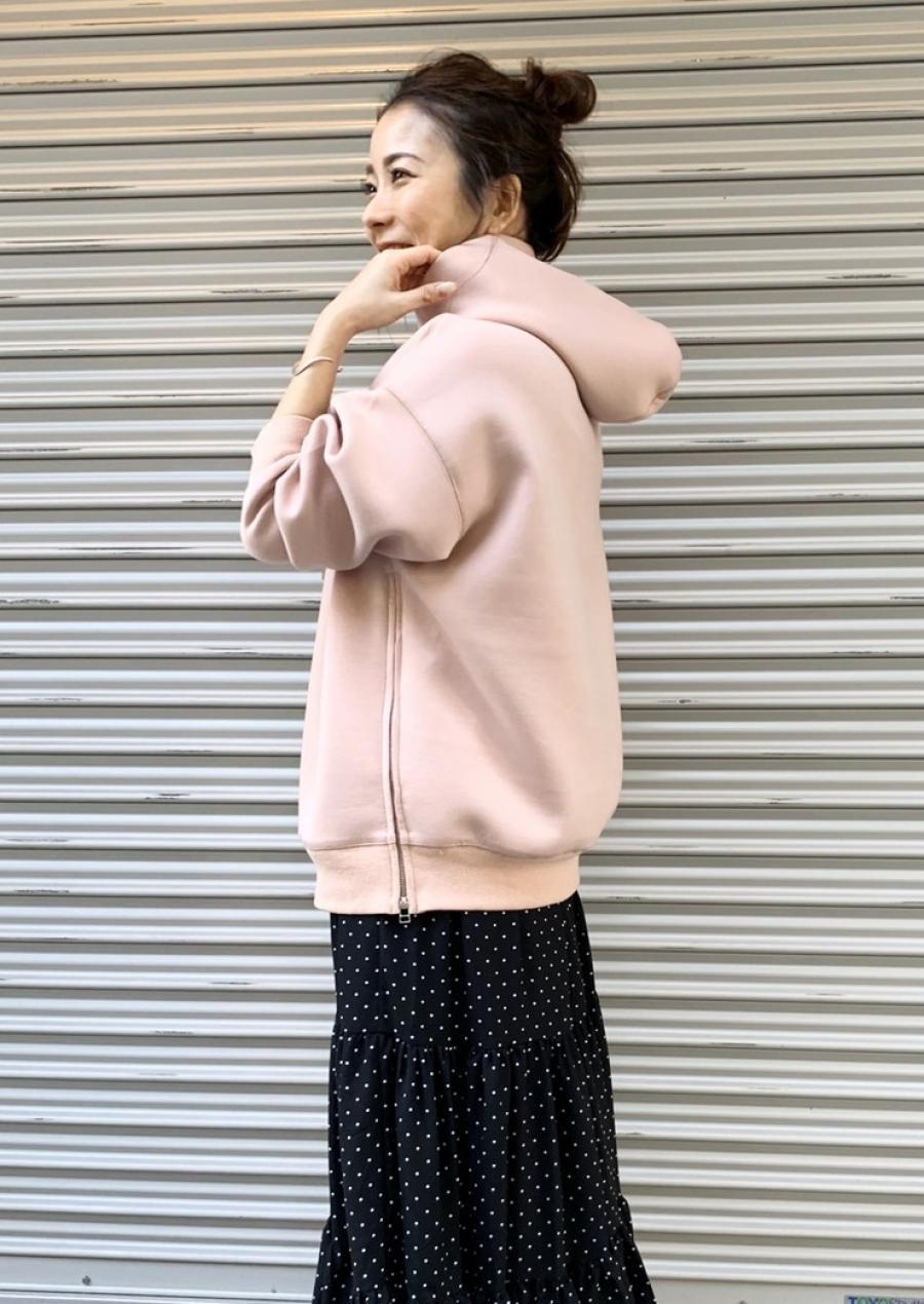 サイドZIPSLITパーカー