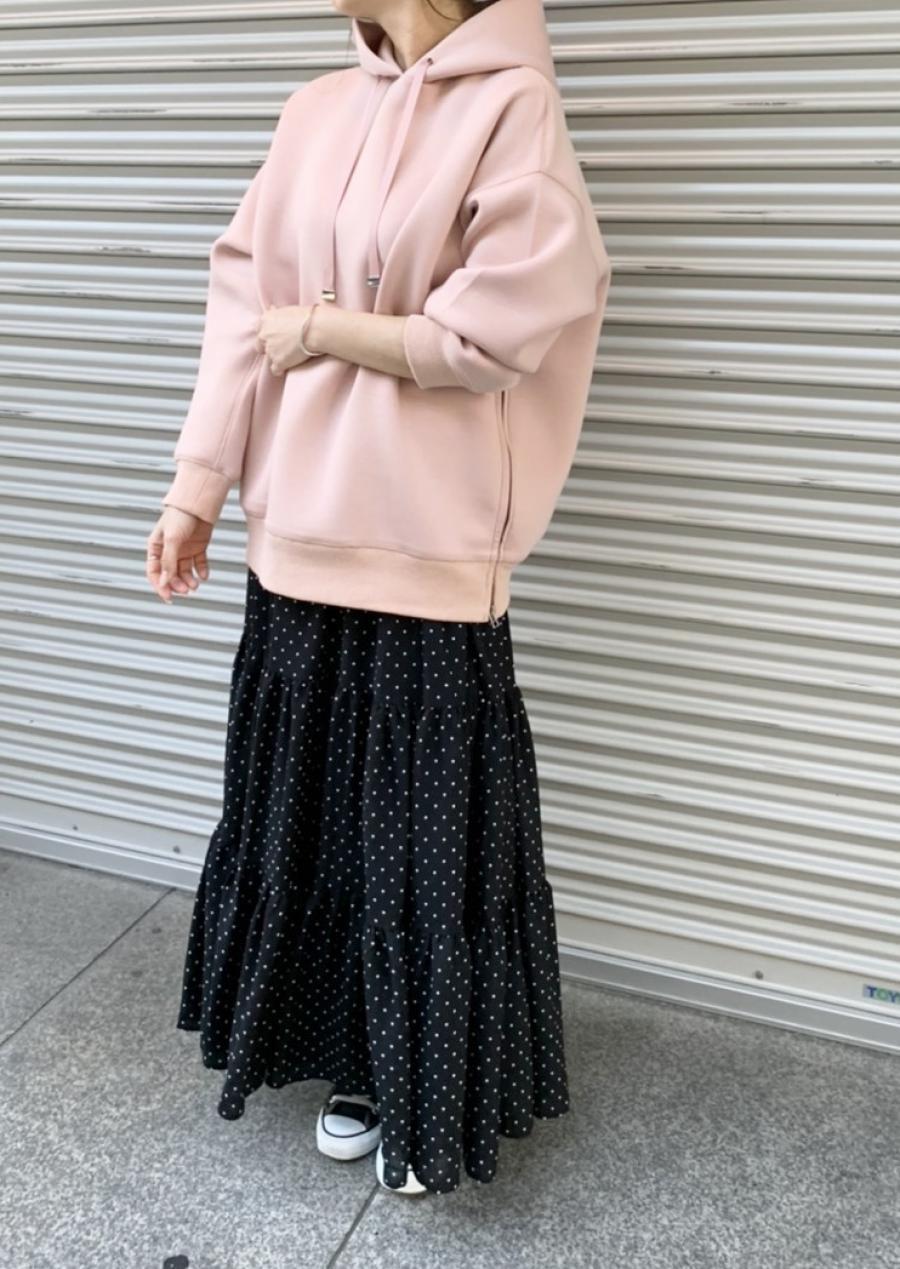 サイドZIPSLITパーカー