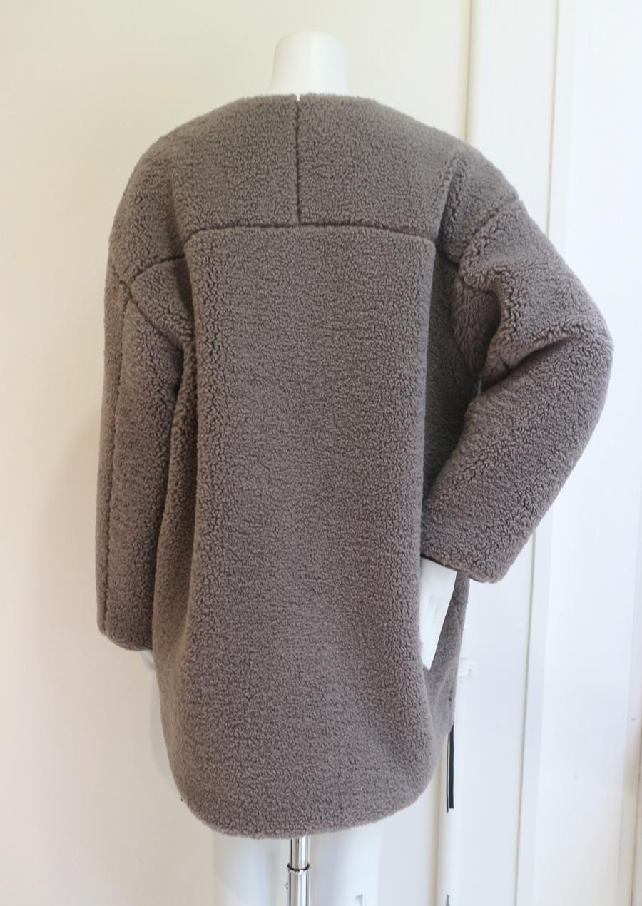 リバーシブル切替デザインボアコート