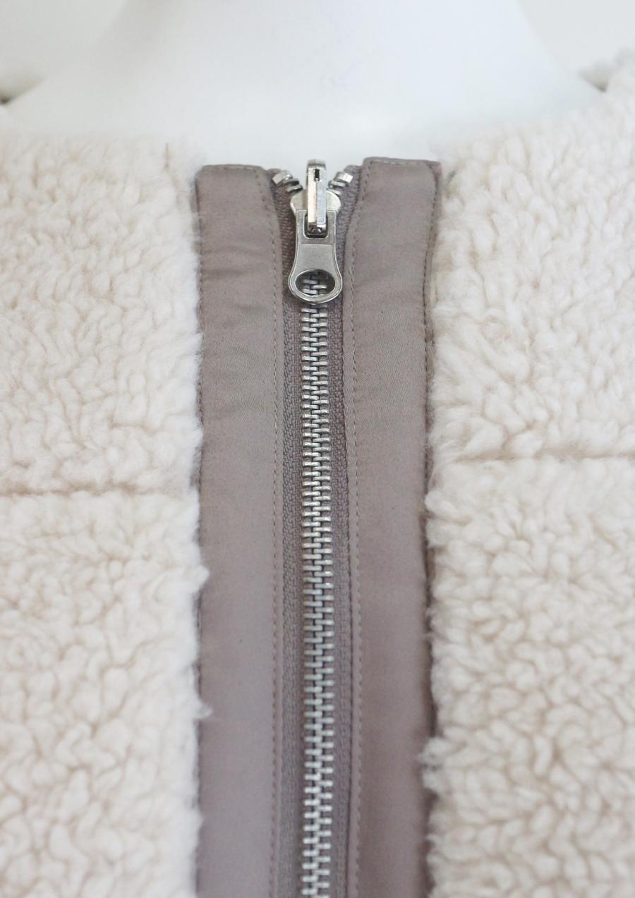 リバーシブル切替デザインボアコート