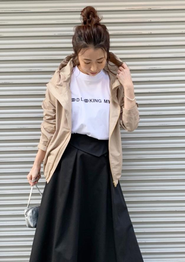 フィッシュテールzipフードブルゾン