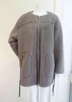 リバーシブル切替デザインボアコート