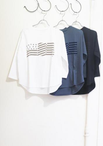 アメリカンフロッキーptカットソー(madeinJAPAN)