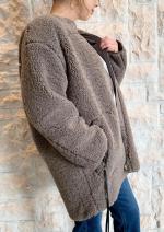 リバーシブル切替デザインボアコート