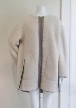 リバーシブル切替デザインボアコート