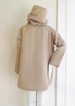 フィッシュテールzipフードブルゾン